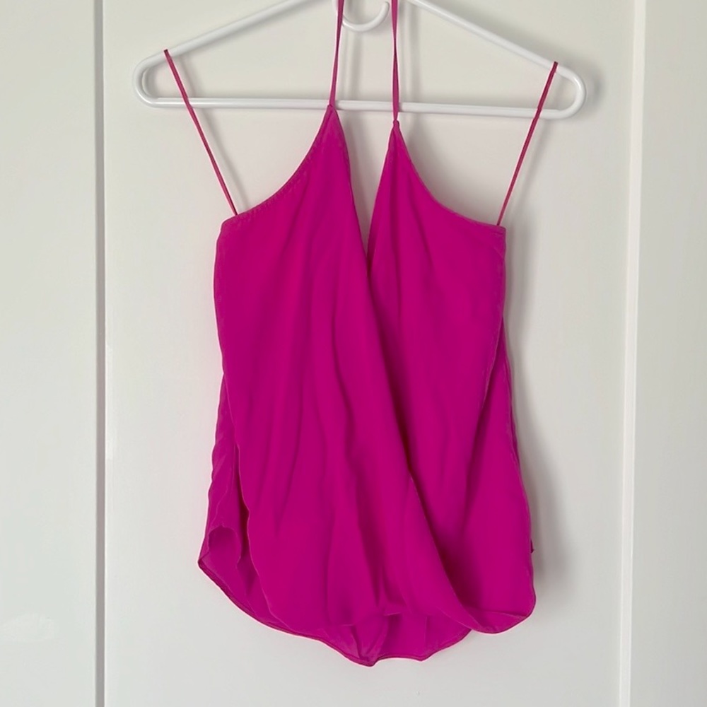 Halter hot Pink Blouse